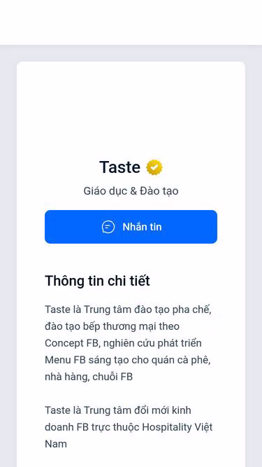 Screenshot of taste.support