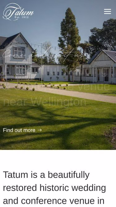 Screenshot of tatum.co.nz