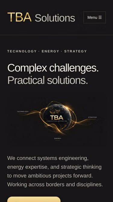 Screenshot of tba.international