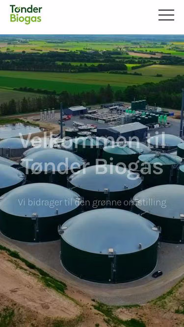 Screenshot of tbg.dk