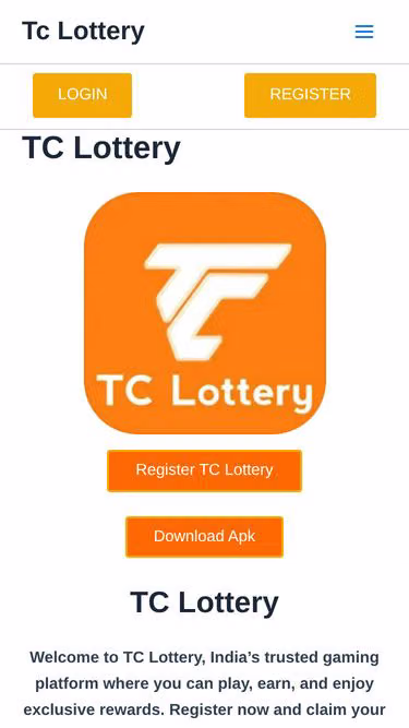 Screenshot of tclottery.live