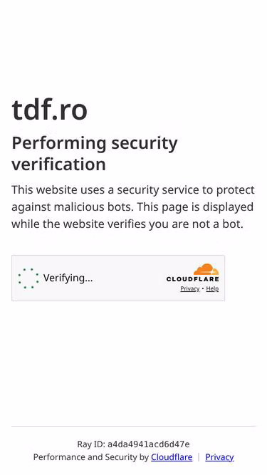 Screenshot of tdf.ro