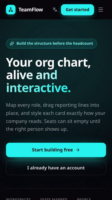 Screenshot of teamflow.uz