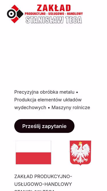 Screenshot of teca.com.pl