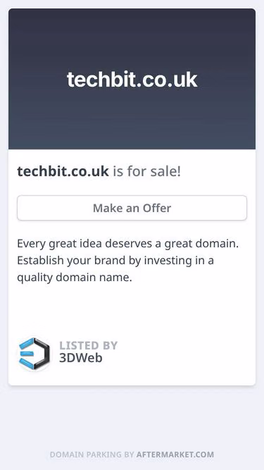 Screenshot of techbit.co.uk