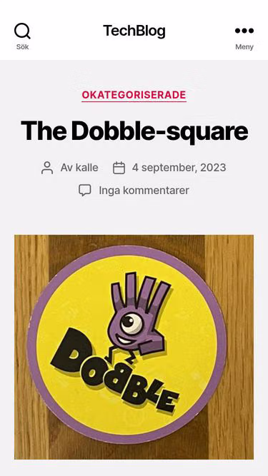 Screenshot of techblog.se