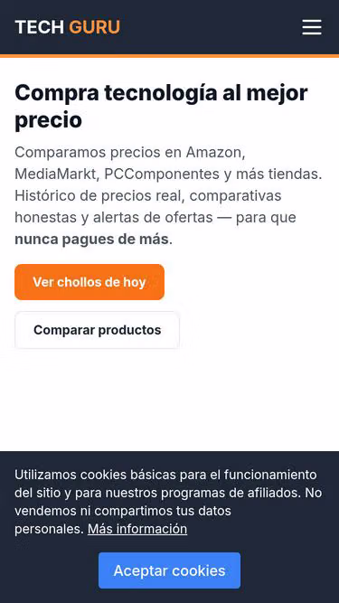 Screenshot of techguru.es