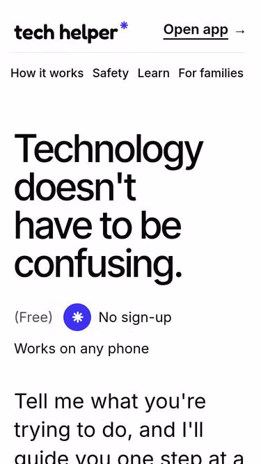 Screenshot of techhelp.co.in