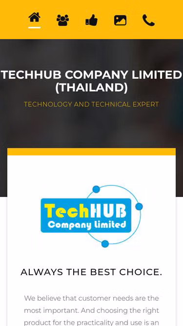 Screenshot of techhub.co.th