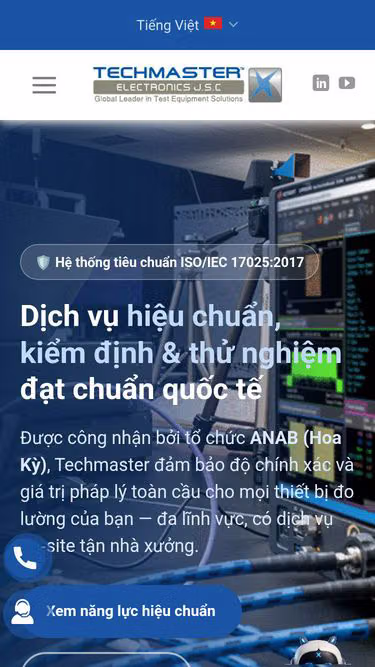 Screenshot of techmaster.com.vn