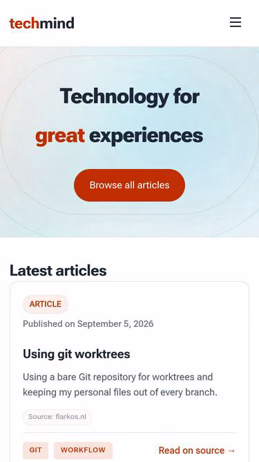 Screenshot of techmind.nl