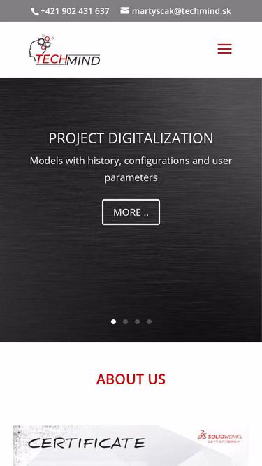 Screenshot of techmind.sk