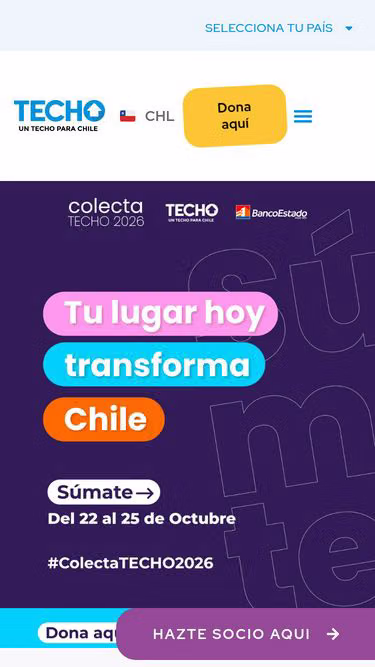 Screenshot of techo.cl