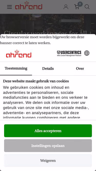 Screenshot of techo.cz