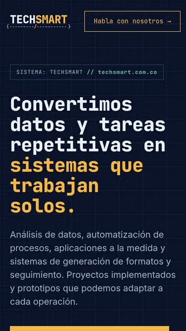 Screenshot of techsmart.com.co