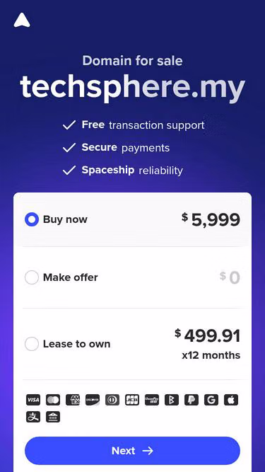 Screenshot of techsphere.my
