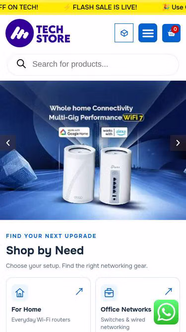 Screenshot of techstore.com.pk
