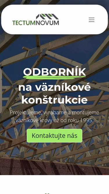 Screenshot of tectum.sk