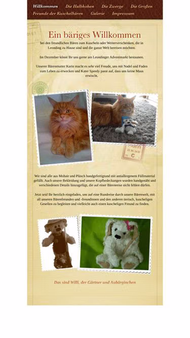 Screenshot of teddybear.eu