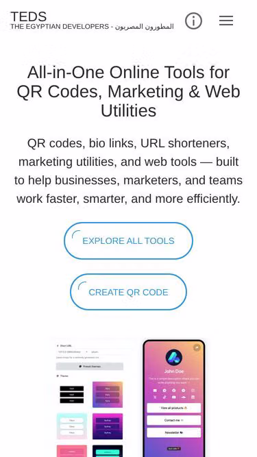 Screenshot of teds.agency