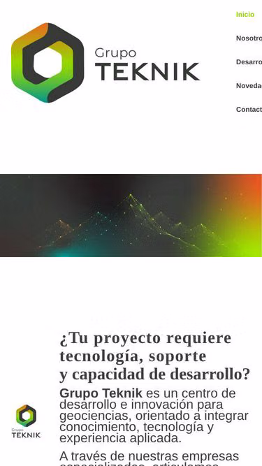 Screenshot of teknik.com.pe