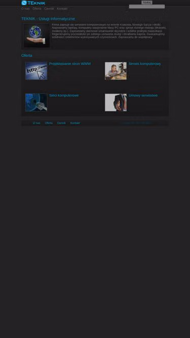 Screenshot of teknik.pl