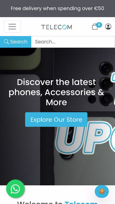 Screenshot of telecom.com.mt