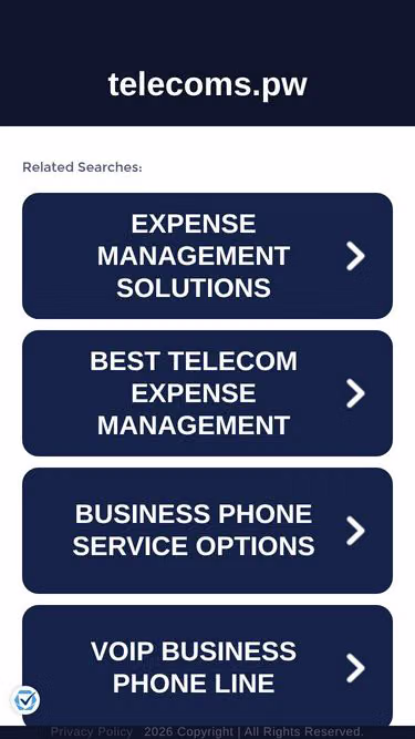 Screenshot of telecoms.pw