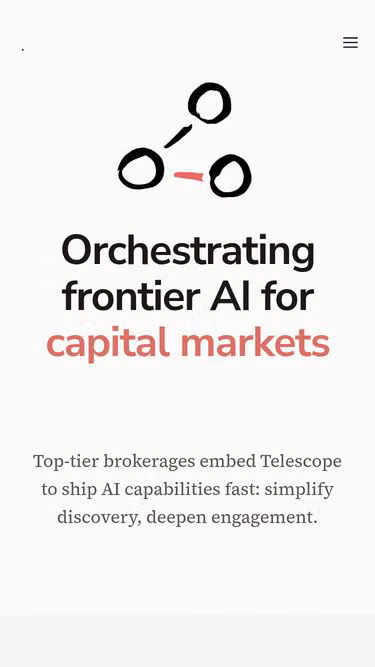 Screenshot of telescope.co