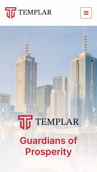 Screenshot of templar.au