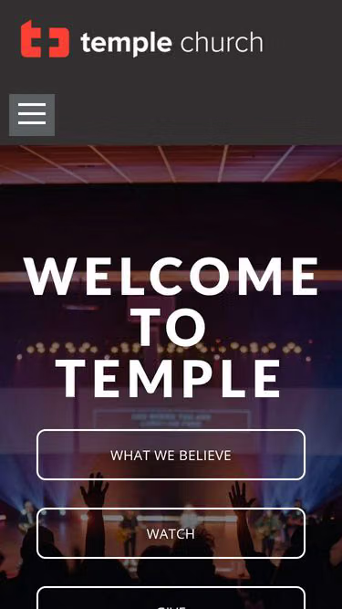 Screenshot of temple.church