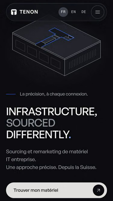 Screenshot of tenon.ch