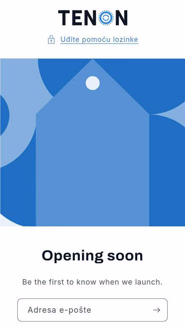 Screenshot of tenon.hr