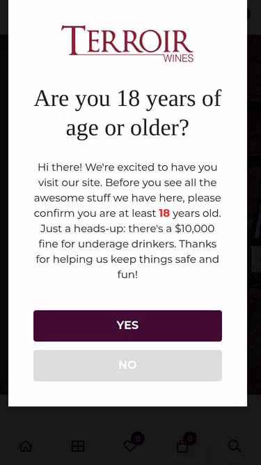 Screenshot of terroir.com.sg