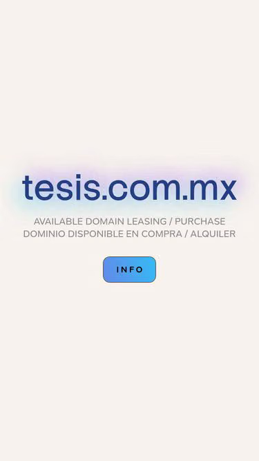 Screenshot of tesis.com.mx