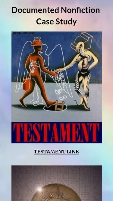 Screenshot of testament.org