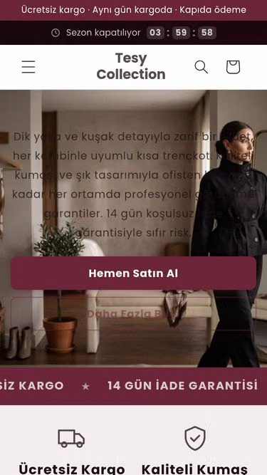 Screenshot of tesy.com.tr