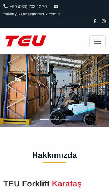 Screenshot of teu.com.tr