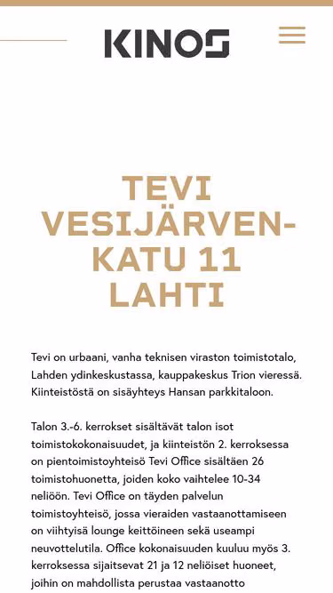 Screenshot of tevi.fi