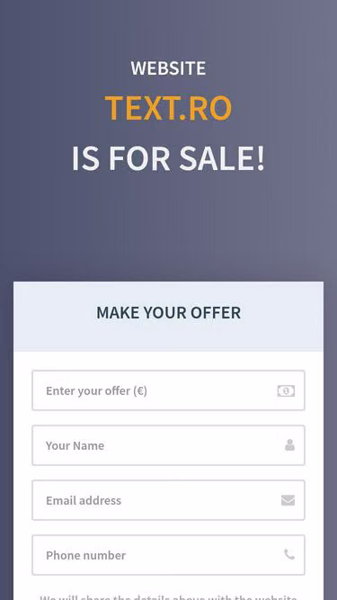 Screenshot of text.ro
