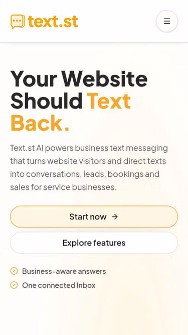 Screenshot of text.st