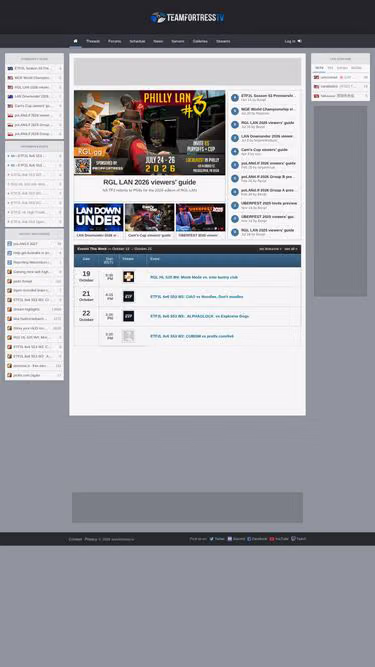 Screenshot of tf2.tv