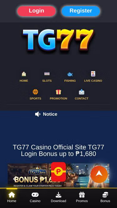 Screenshot of tg77.love