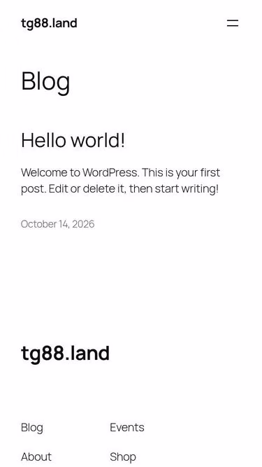 Screenshot of tg88.land