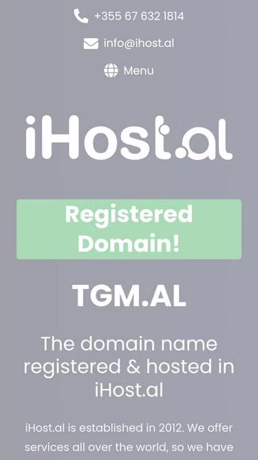 Screenshot of tgm.al