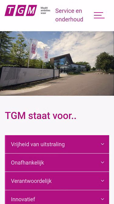 Screenshot of tgm.be
