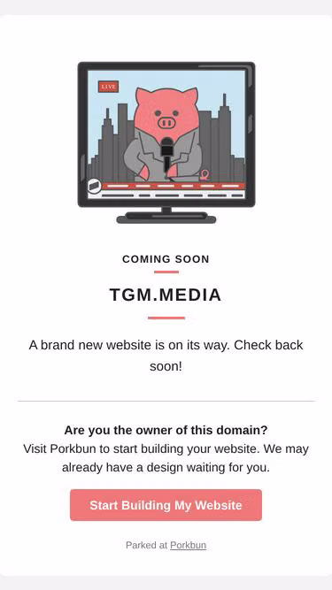 Screenshot of tgm.media