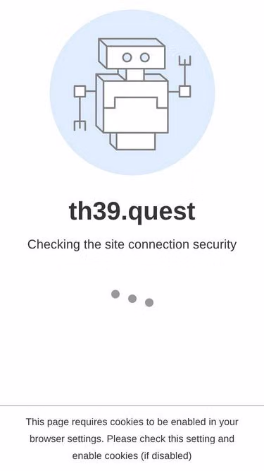 Screenshot of th39.quest