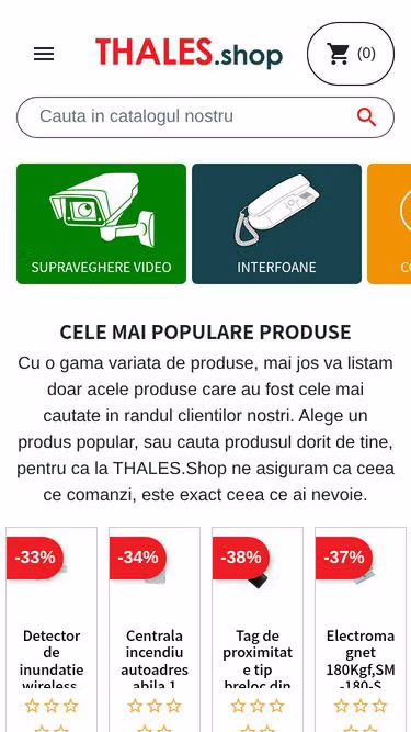 Screenshot of thales.shop