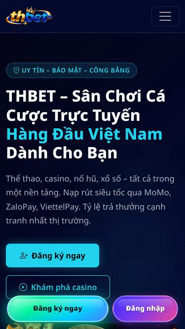 Screenshot of thbet.life